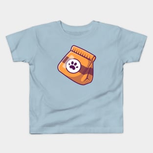 Dog Food Snack Cartoon Kids T-Shirt